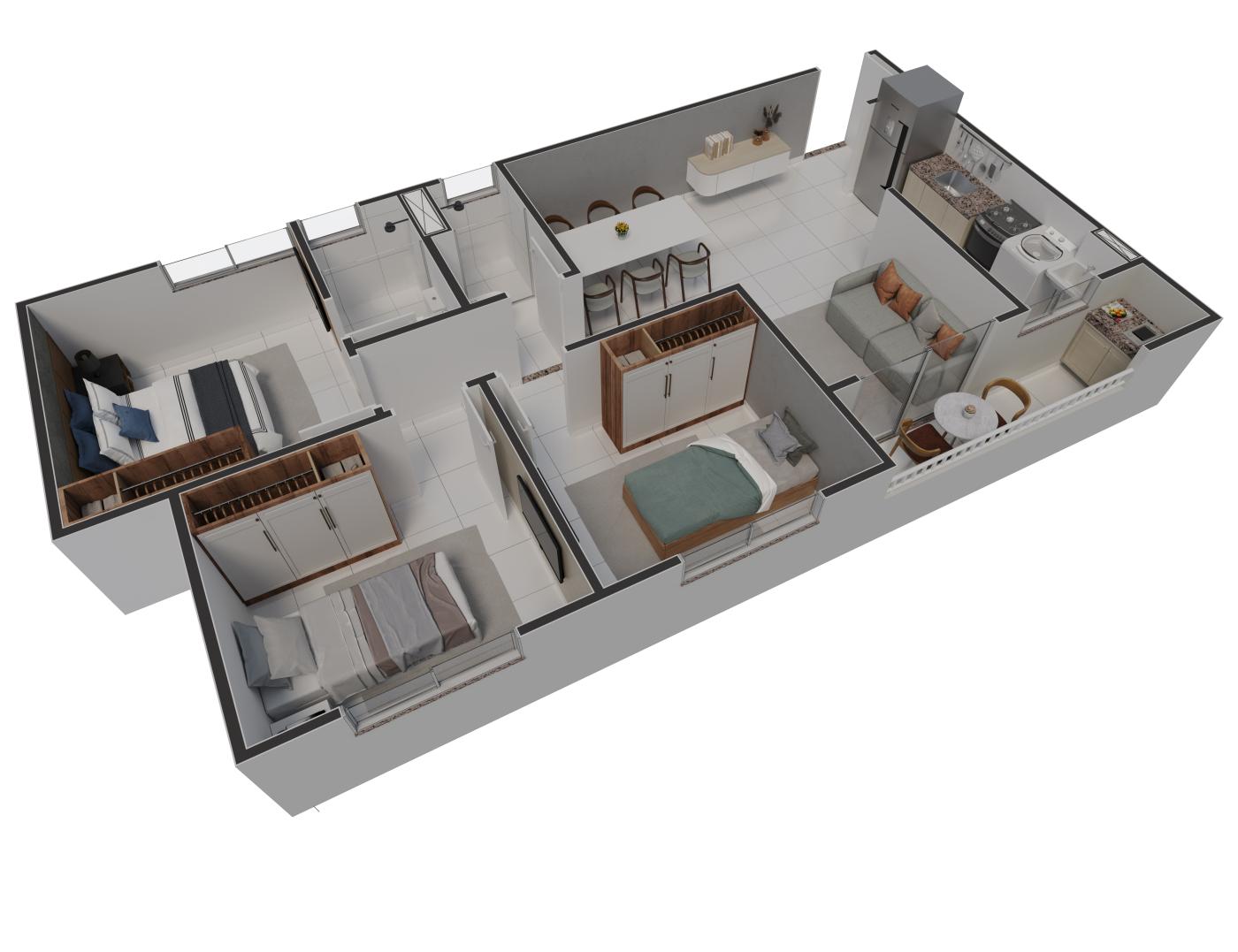 Apartamento, 2 quartos, 63 m² - Foto 18