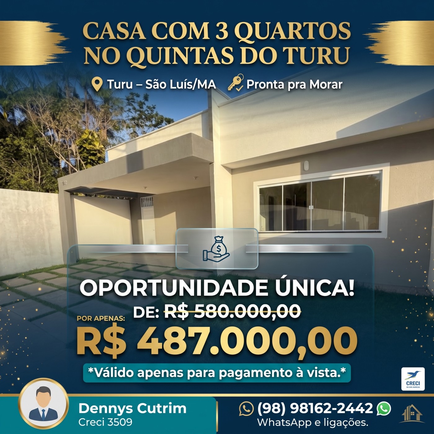 Casa, 3 quartos, 71 m² - Foto 1