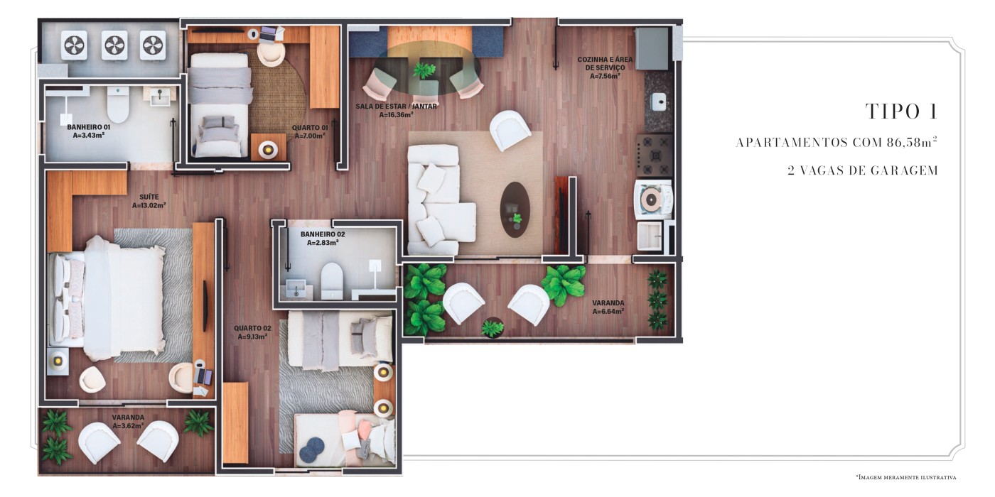 Apartamento, 3 quartos, 86 m² - Foto 35